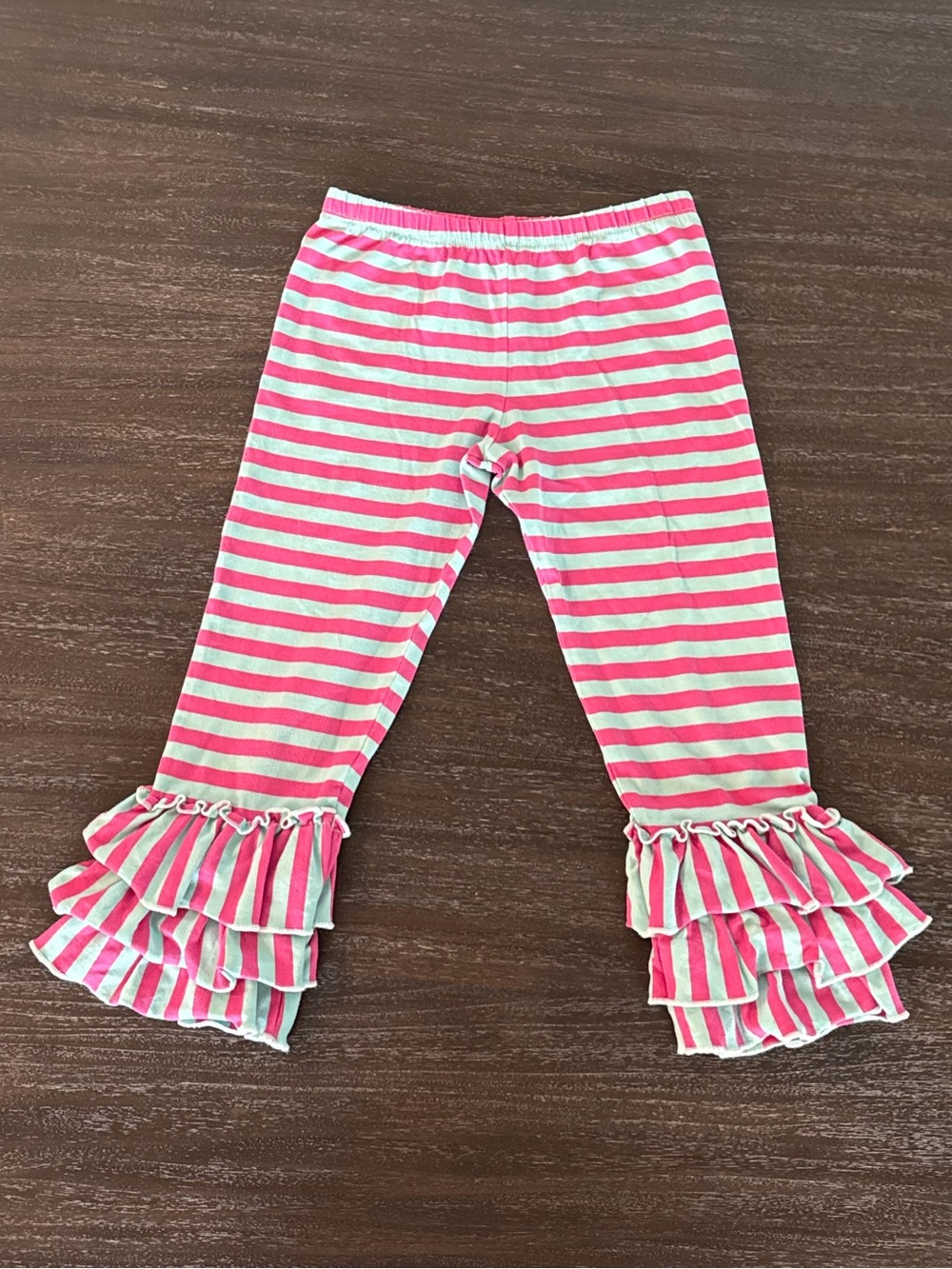 Mustard Pie Girls Capri Ruffle Leggings 6X